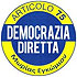 Simbolo Lista DEMOCRAZIA DIRETTA - ARTICOLO 75